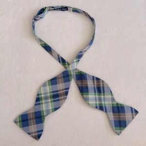 Beau Ties | Plaid Silk Bow Tie Self Tie Adjustable Hand Sewn Vermont Bow Tie